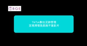 TikTok數位足跡管理：定期清理負面與不當影片