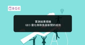 實測結果揭曉：GEO 優化移除負面新聞的成效