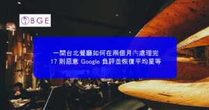一間台北餐廳如何在兩個月內處理完 17 則惡意 Google 負評並恢復平均星等