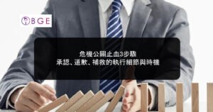 危機公關止血3步驟：承認、道歉、補救的執行細節與時機
